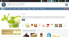Desktop Screenshot of makemeacocktail.com